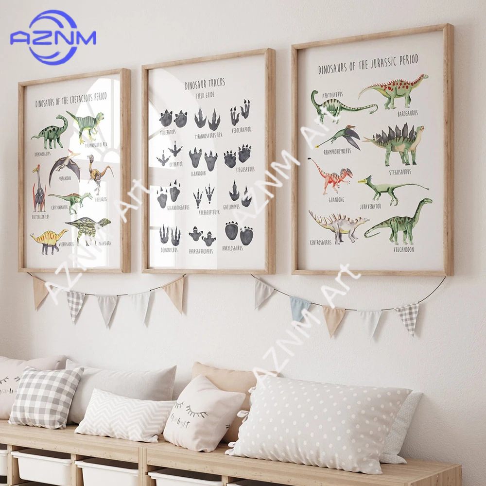 Baby Nursery Ornaments - 1/3 шт., плакат с изображением мультяшных