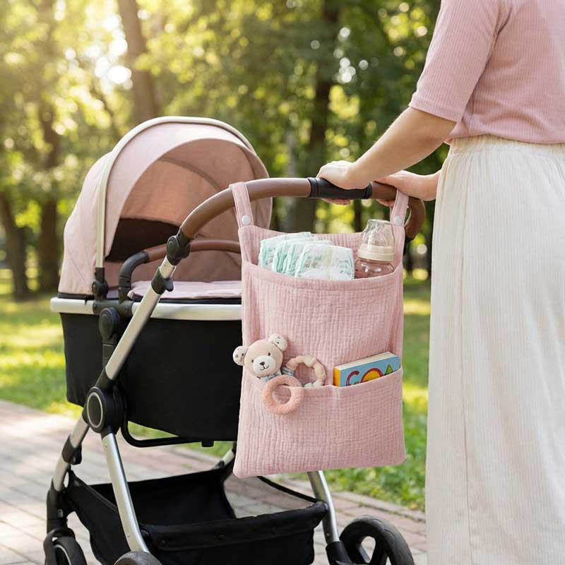 Baby Nursery Unisex - Сумка-органайзер из чистого хлопка для детской
