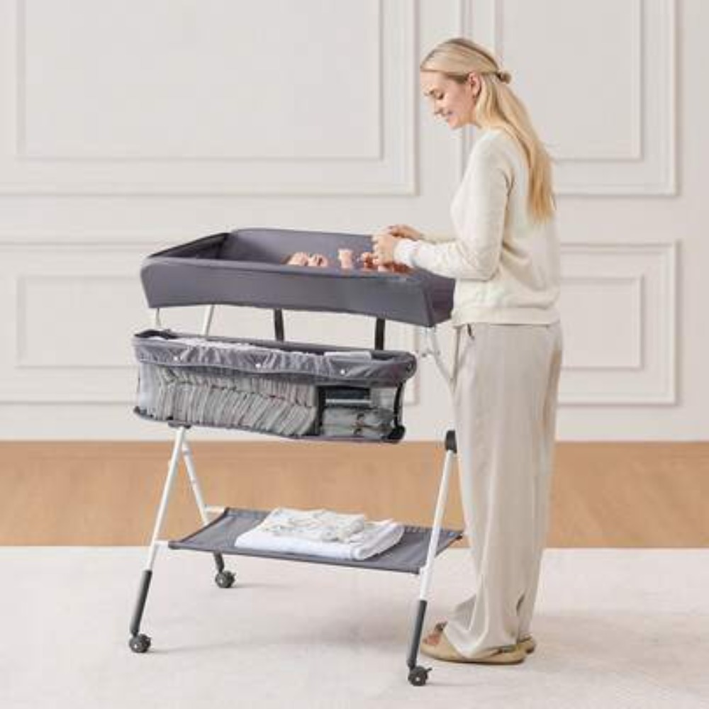 Baby Nursery Shelves - Складной столик для пеленания с боковой
