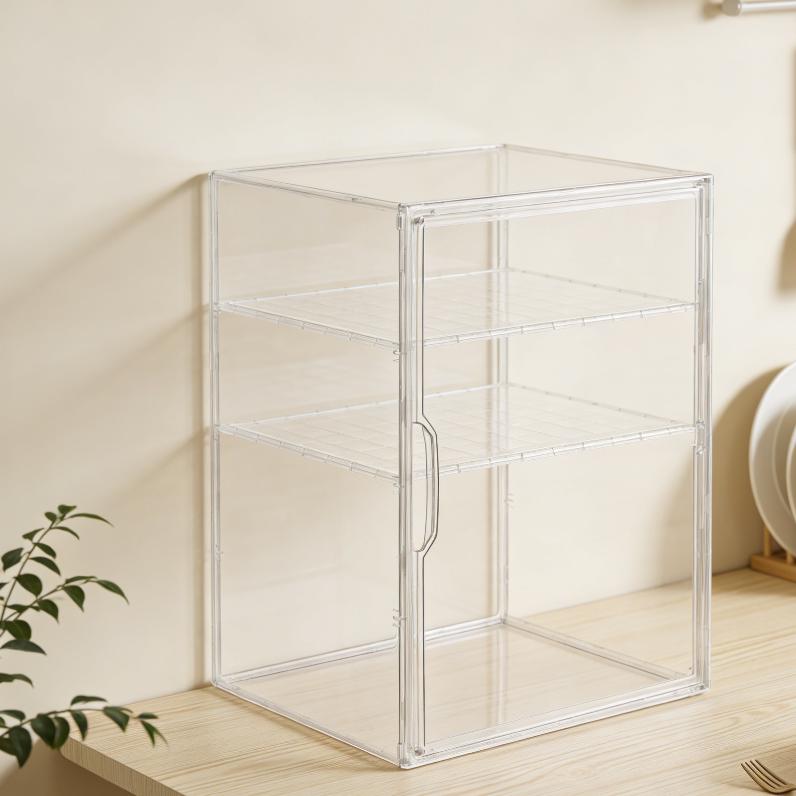 Baby Nursery Shelves - Трехъярусный прозрачный органайзер для детских бутылочек