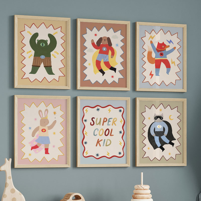 Baby Nursery Ornaments - Забавные мультяшные постеры и картины на