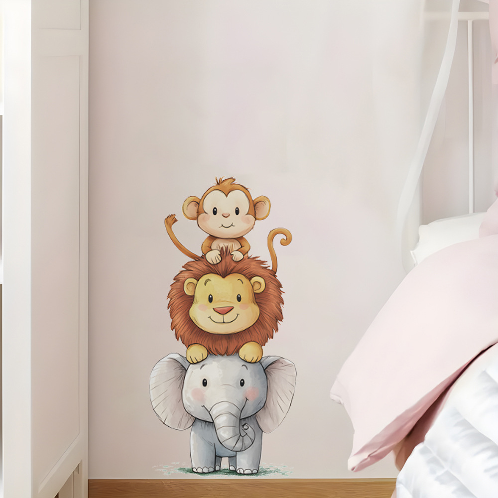 Милые наклейки на стену с лесн – обзор и цена Baby Nursery Stickers