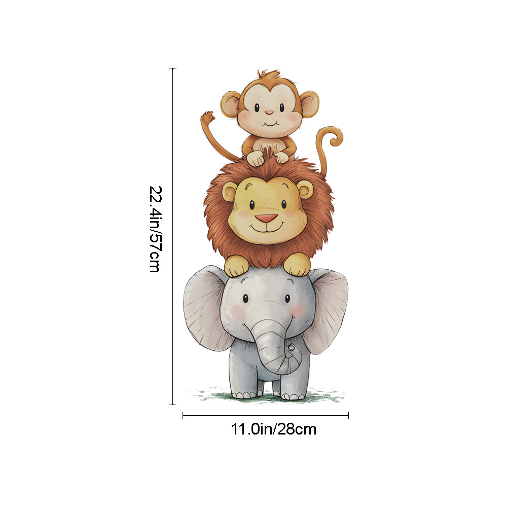 Милые наклейки на стену с лесн – обзор и цена Baby Nursery Stickers