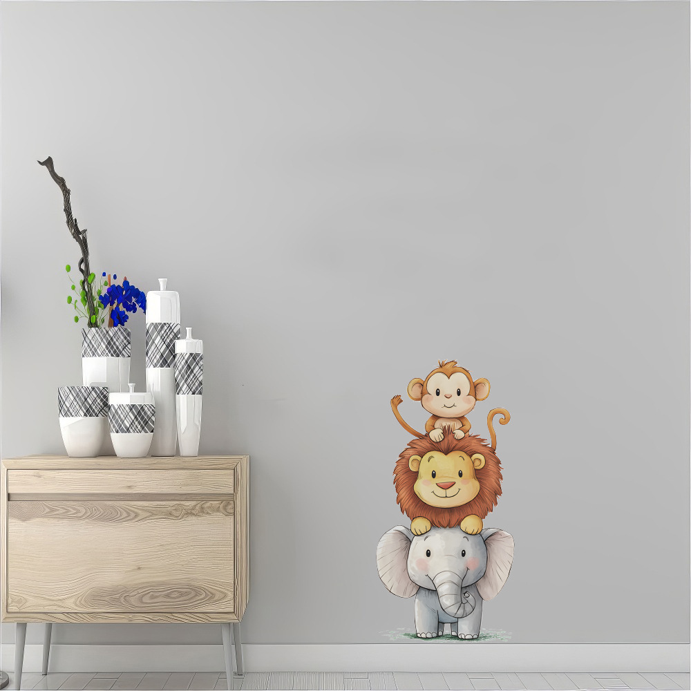 Милые наклейки на стену с лесн – обзор и цена Baby Nursery Stickers