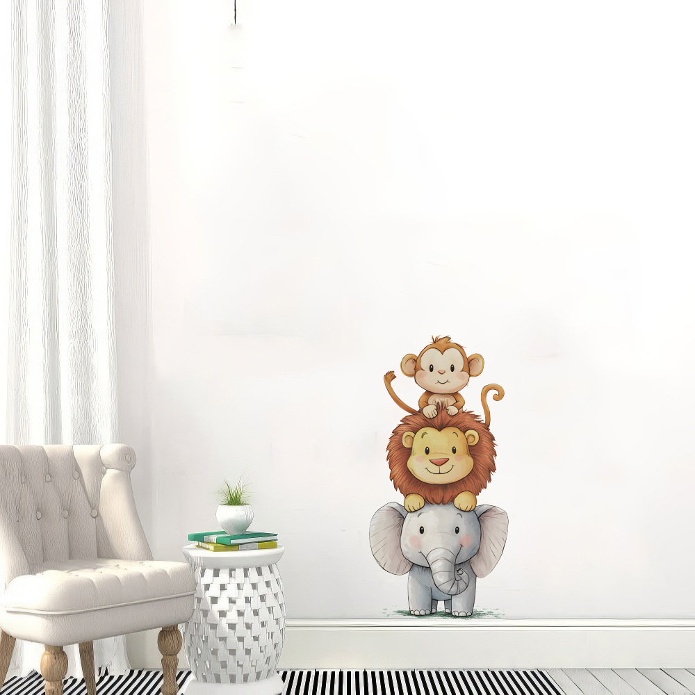 Милые наклейки на стену с лесн – обзор и цена Baby Nursery Stickers