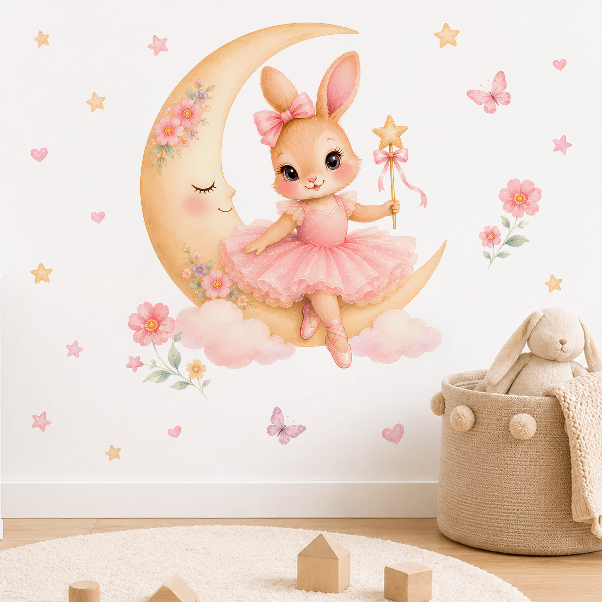 Наклейки на стену «Акварельная – обзор и цена Baby Girl Nursery Quotes