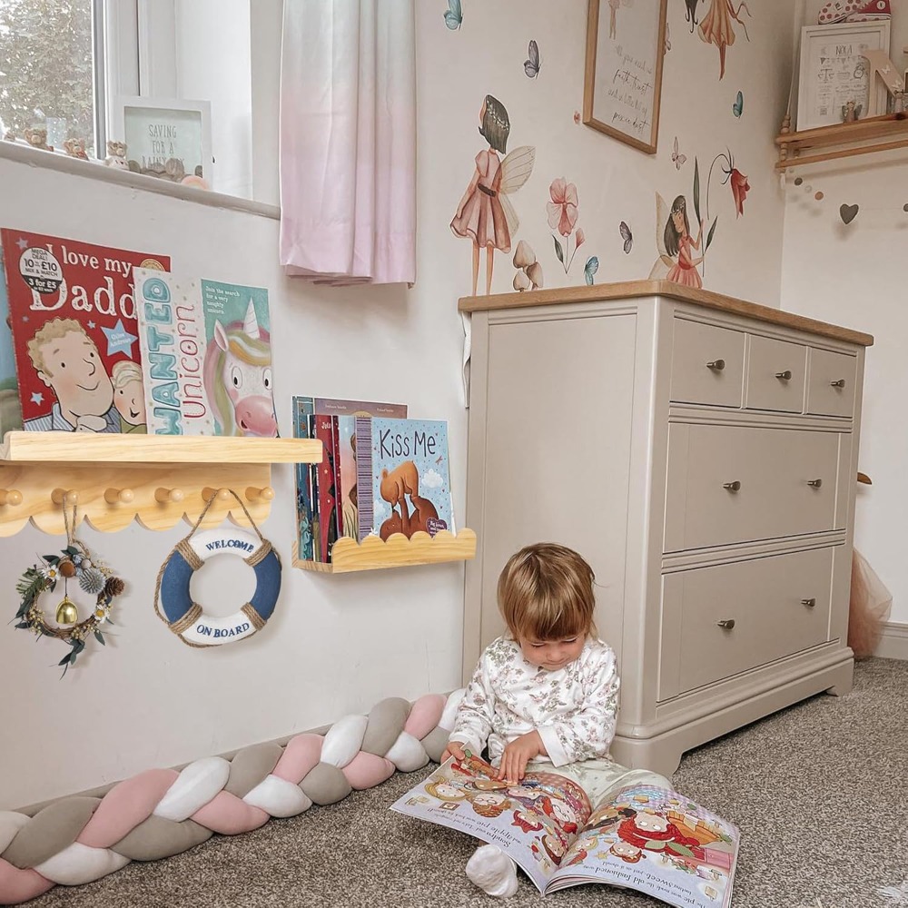 Полки для детских книг, 3 шт., – обзор и цена Baby Nursery Floating Shelves