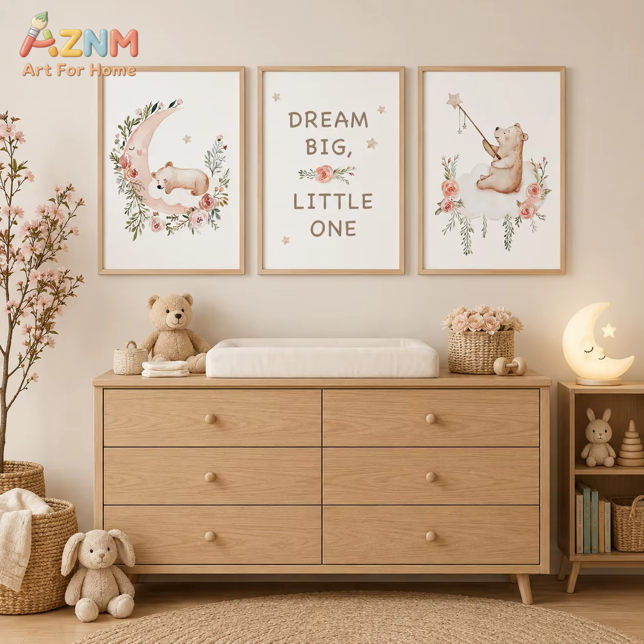 Настенный декор AZNM с цветами – обзор и цена Baby Girl Nursery Quotes