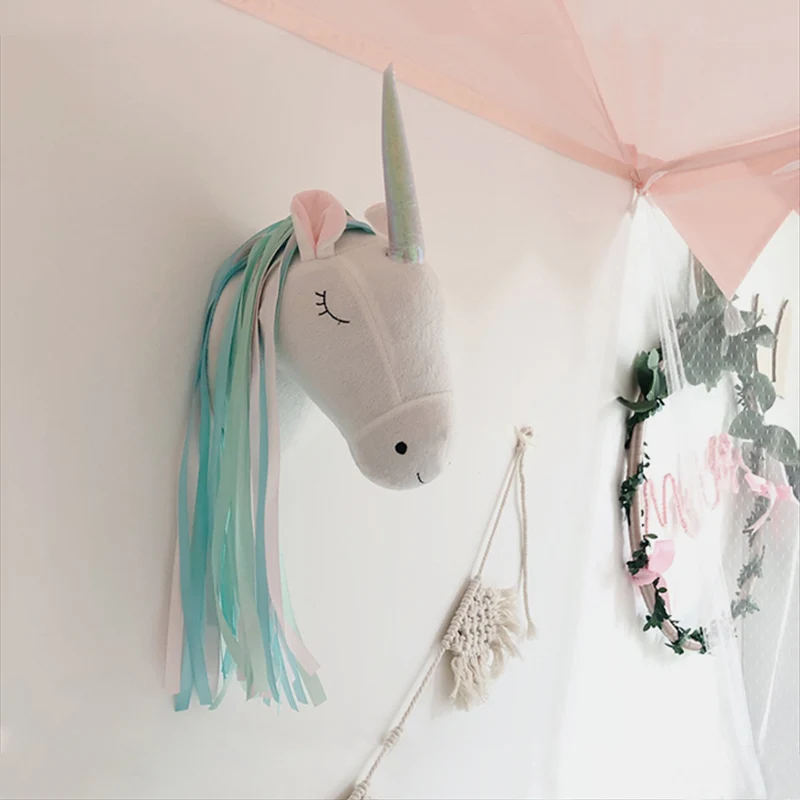 Плюшевая голова единорога, нас – обзор и цена Baby Unicorn Nursery