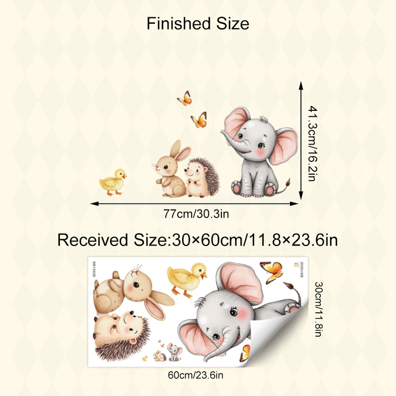 Наклейка на стену с мультяшным – обзор и цена Baby Nursery Stickers