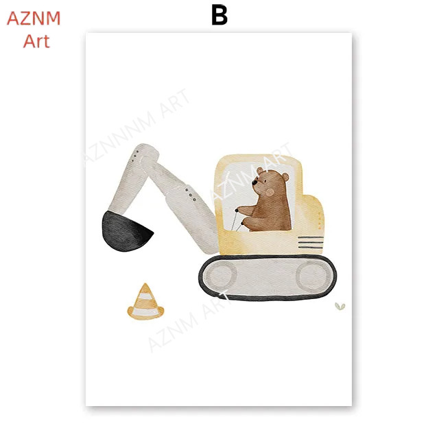 Милые постеры и принты в стиле – обзор и цена Baby Nursery Posters