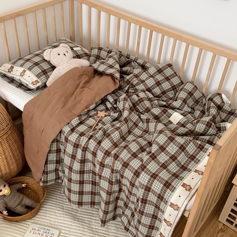 Льняное одеяло с дышащей сетко – обзор и цена Baby Nursery Quilts