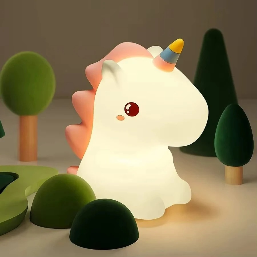 Милый силиконовый USB LED ночн – обзор и цена Baby Unicorn Nursery