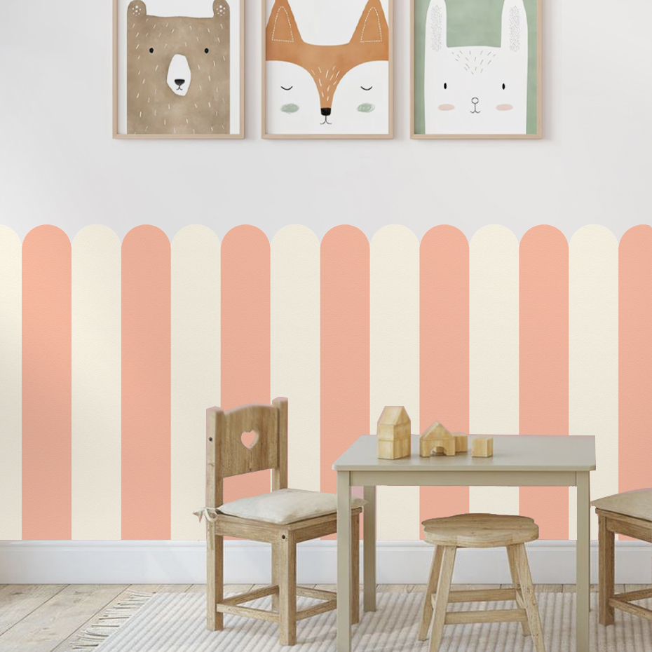 Многоцветные обои с дугой в ве – обзор и цена Baby Nursery Stickers