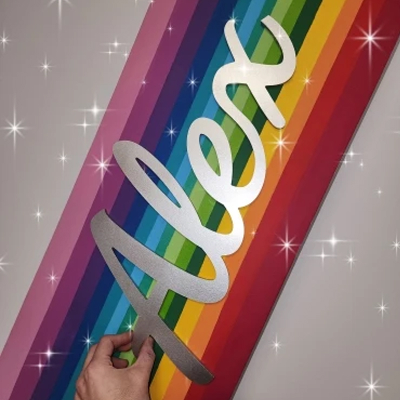 Отдельностоящий знак с именем  – обзор и цена Baby Nursery Shelves